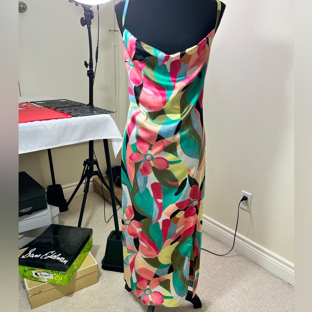 Forever 21 floral slip dress